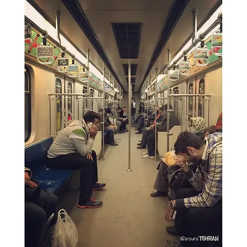 On the train | 27 Dec '15 | iPhone 6 | aroundtehran myaro
