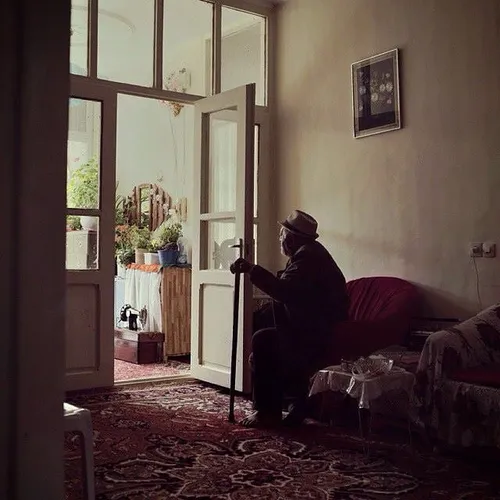 Photographer’s grandfather at his house. Orumieh, WestAza