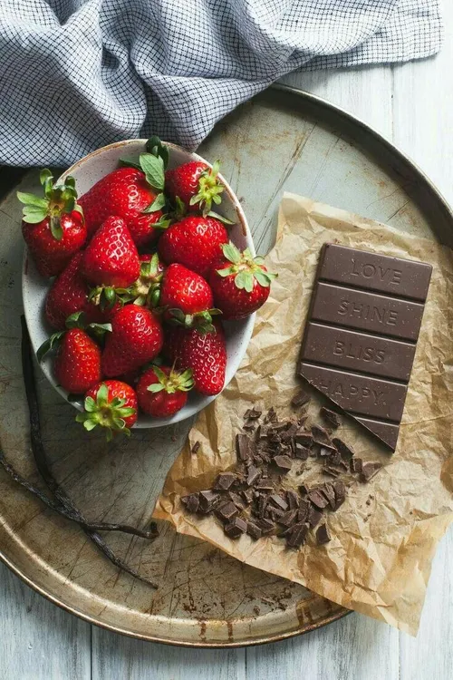 توت فرنگی و دیگر هیچ 😋🍓