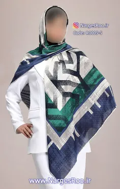 روسری گارزا ژاکارد – دور دست دوز – در 6 رنگ