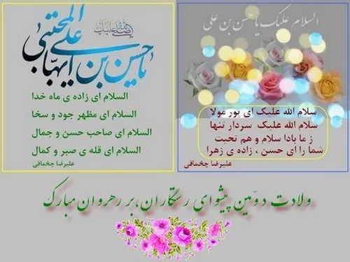 سلام الله علیک ای پور مولا