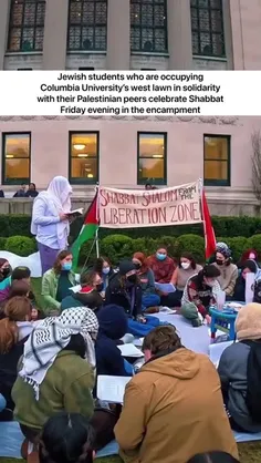 یهودیان حامی فلسطین در اعتراضات دانشجویی 