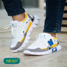 کفش مردانه مدل NB 827 (طوسی آبی)