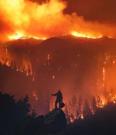 این یکی از ویران کننده ترین آتش سوزی های تاریخ کالیفرنیاس
