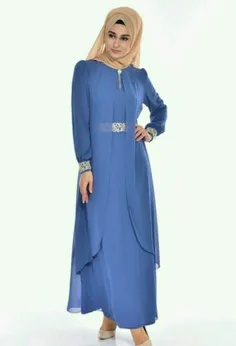 لباس های شیک و بلند برای خانم های #محجبه  #مد #ایده #مجلس