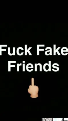 fuck fake friends