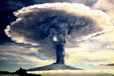 لحظه فوران آتشفشان فعال مونت اتنا در ایتالیا که توسط جوزپ