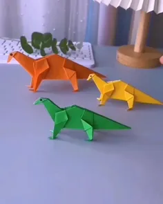 اوریگامی دایناسور 