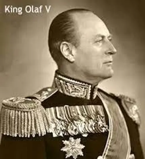 شاه اولاف پنجم پادشاه نروژ یک رهبر واقعی بود او همیشه بدو