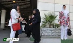 یک زن در خصوص پوشش نامناسب به ۲ نفر خانم بدحجاب تذکر داد 