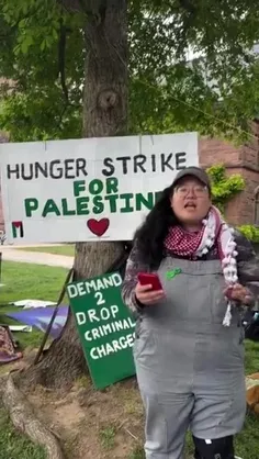 🔻 دانشجویان آمریکایی در حمایت از فلسطین دست به اعتصاب غذا