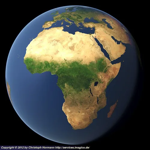 آفریقا تنها قاره ای است که در تمام 4 نیمکره زمین (شمالی، 