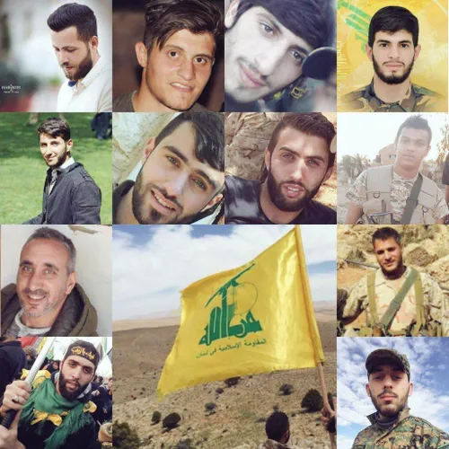 تصاویر 12 شهید دفاع مقدس مجاهدین مقاومت حزب الله لبنان در