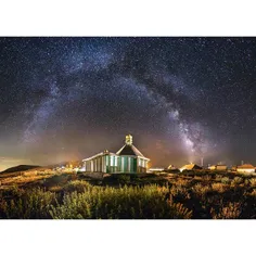 Emamzade Hassan and the milky way, near Alasht, Mazandara