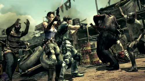 مرد تبررزن resident evil 5