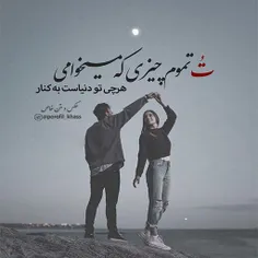 ت تموم چیزی که میخوامی💕 😻 