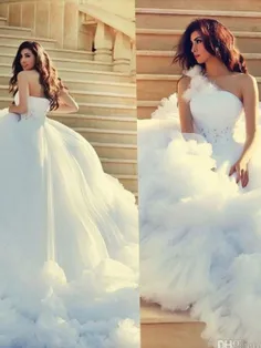 زیبا ترین لباس عروس دنیا😐 😕 نظر شما؟