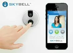 #قفل_هوشمند SkyBell شما را قادر می سازد تا بتوانید با مرا