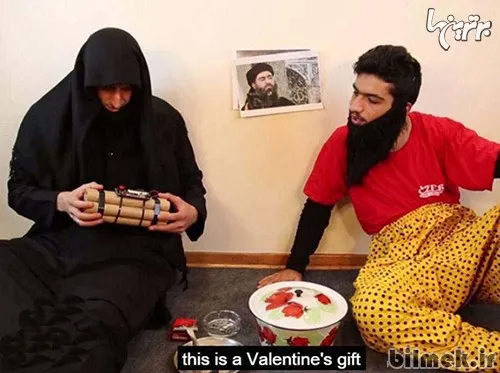 هدیه ولنتاین داعشی ها