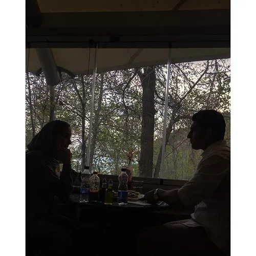 Couple in a garden view cafe | 15 Apr '16 | iPhone 6s | a