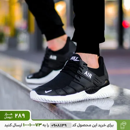 👟کفش مردانه Nike مدل2021Air (مشکی سفید)