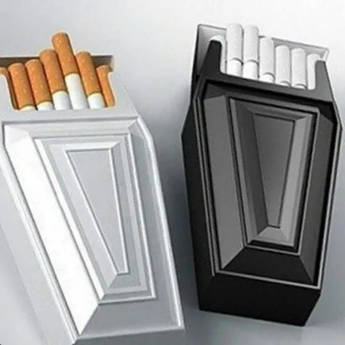 پاکت سیگار به شکل تابوت