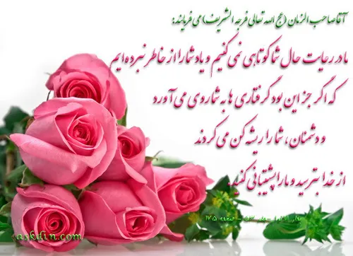 حدیث حضرت ولیعصر امام مهدی(عج)