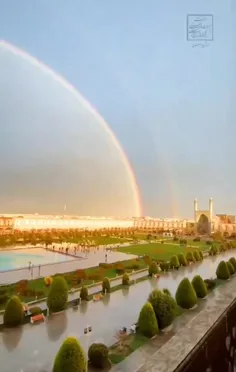 اصفهان زیبا در روز بارانی نوروز