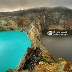 دریاچه های مرموز رنگارنگ در اندونزی، این دریاچه ها به دری