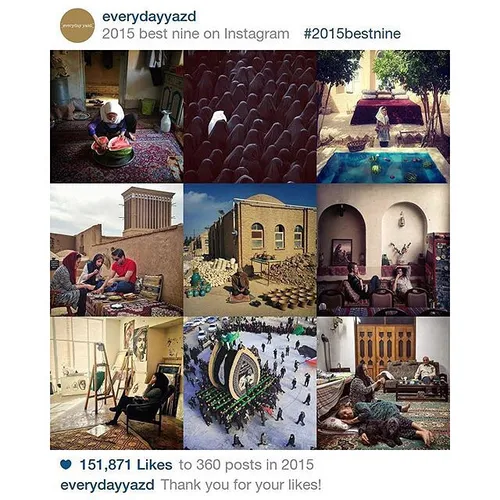 Another view of Iran: the 2015bestnine from @everydayyazd