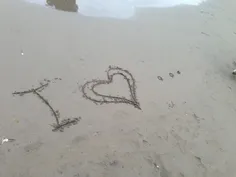 خودم نوشتم لب ساحل ... سه نقطه رو خودتون پر کنید :)