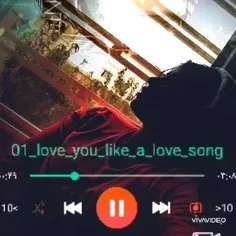 کاور من از اهنگ Love you like a love song