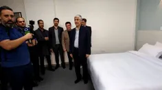 اختصاصی/ حضور وزیر ورزش و مدیران فدراسیون فوتبال و امیر قلعه نویی در مراسم افتتاح هتل فوتبال