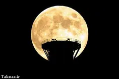 ماه کامل در اسمان ژاپن