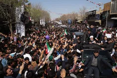 استقبال مردم از دکتر روحانی   #روحانی تنها نیست