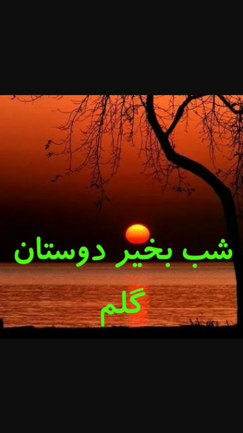 عشقولیا شب همه بخیر دوستون دارم بای ... بای