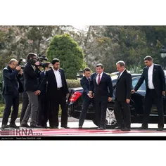 استقبال رسمی جهانگیری از نخست وزیر ترکیه