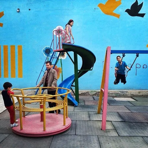 Kids at a playground. Tehran, Iran. Photo by Abolfazl Sal