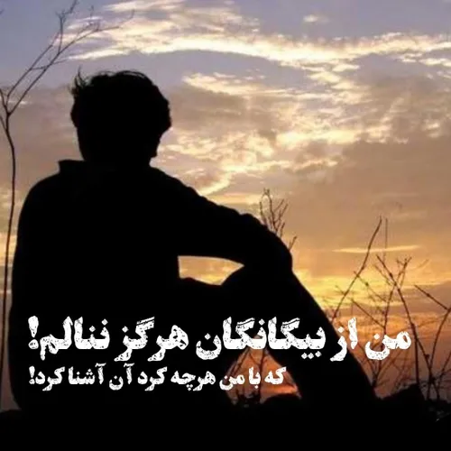 😔 من از بیگانگان