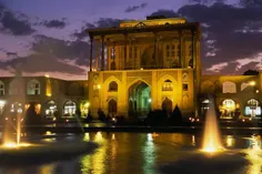 کاخ عالی قاپو    اصفهان میدان نقش جهان  یا شاه