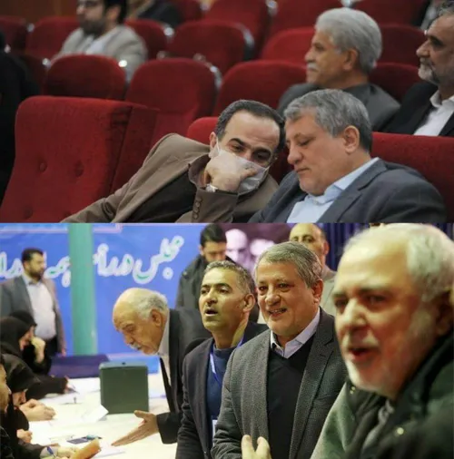 📛 محسن هاشمی روز گذشته در کنار ظریف،در انتخابات شرکت کرد/