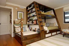 تخت سه نفره با کتاب خانه واقعا جالبه نظرتون چیه؟