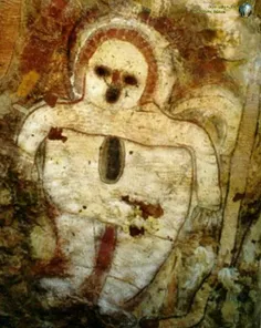 نقاشی درون غاری در استرالیا مربوط 5000سال ق.م تصویر موجود