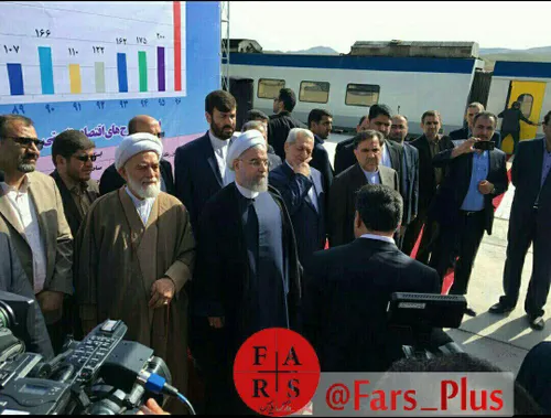 🔴 روحانی درادامه برنامه های تبلیغاتی خود، راه آهن بدون ای