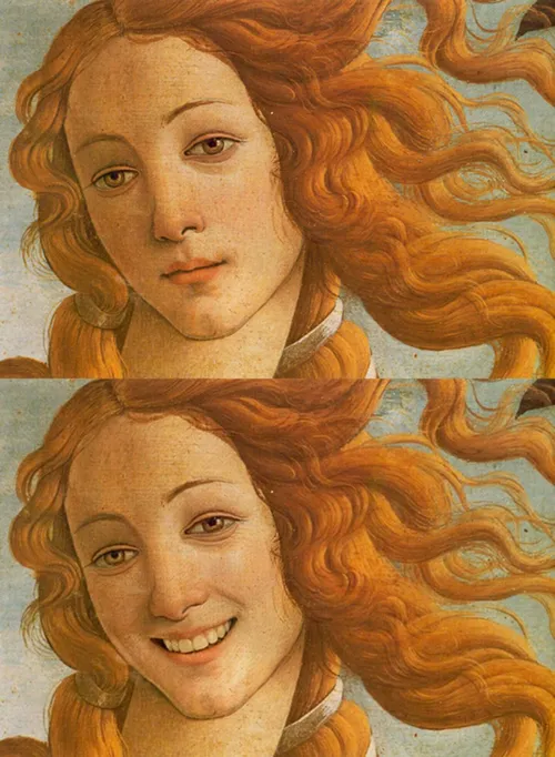 چهره خندان مشهورترین نقاشی های جهان