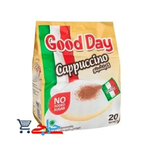 خرید و قیمت کاپوچینو رژیمی گوددی ۲۰ عددی Good Day Cappuccino