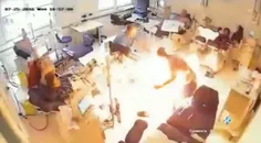 آتش زدن یک بیمار روی تخت بیمارستان! 