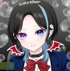 See a picture of my anime character and comment.