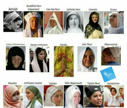 پوشش سنتی زنان در کشورها و آئین های مختلف...