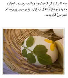 تخم مرغ واسه هفت سین.